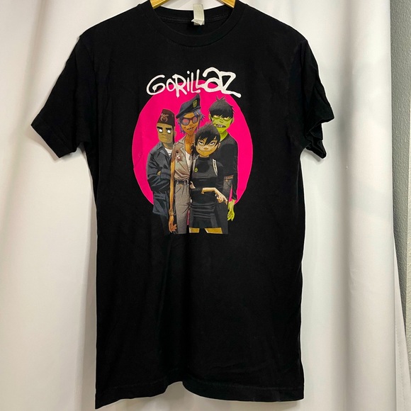 Tultex Other - Tultex black Gorillaz graphic band tee sz M